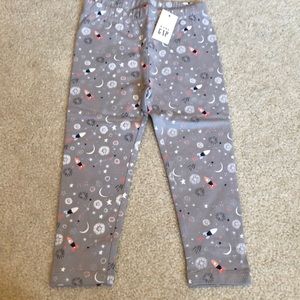 NWT Baby Gap Leggings Sz 2 Years Space Theme